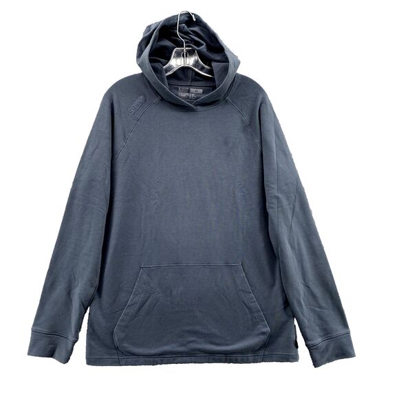 5.11 Tactical Hoodie Men Medium Blue Gray Pullover Gorpcore Performance Workwear - Picture 1 of 10